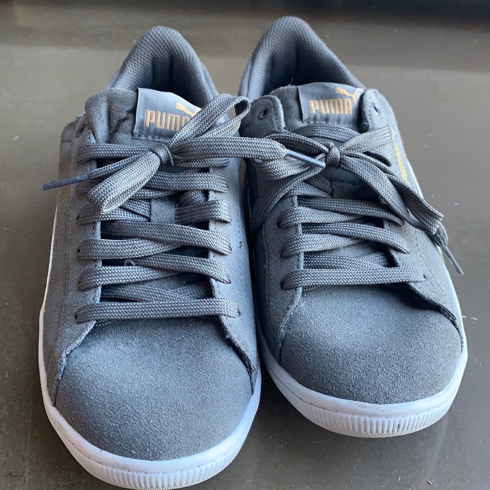 Size 8.5 Puma gray sneakers